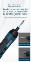 Juego De Destornillador Eléctrico Recargable 1300mAh 3.6V Herramienta De Reparación Doméstica Con 4 Torques Incluye Batería - details 10