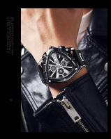 Reloj De Pulsera LIGE Para Hombre Cronógrafo Deportivo De Cuarzo Lujo Resistente Al Agua Y Luminoso Con Correa De Silicona - details 12