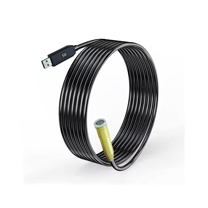 Mediawave Store Cámara Endoscópica USB 5M Flexible 4 Luces LED Impermeable Herramienta DIY Jardín y Hogar Profesional - 1