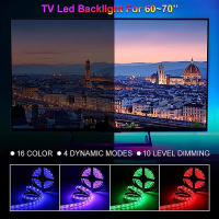 Fresnel Flexible LED RGB 5M Con Cambia De Color Y 24 Teclas Para Iluminación De Juego De Niños Habitación De Fiesta En Casa Luz De Fondo Para TV - details 3