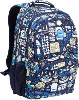 Mochila escolar 4 cremalleras 25l The Yety Azul Marino - Milan F624604YT2 - details 0