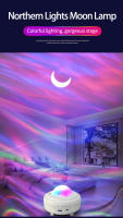 Proyector De Aurora LED Galaxia Estrellada Lámpara Luz De Noche Decoración Para Habitación Dormitorio Regalo Forma De Estrella Material ABS - details 2