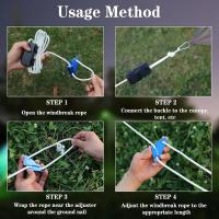 Lámpara De Cordón LED Para Acampar Luz Nocturna Antigolpes De Viento Para Carpa Accesorio Exterior Resistente Al Viento - details 7