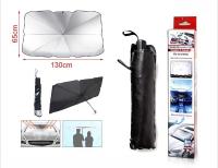 LILI HOME 🌞 Parasol de Coche con Diseño de Paraguas - Fácil de Usar y Guardar 🚗☂️ Disponible en 2 tamaños:  65 x 130 cm (para coches compactos y medianos). 79 x 140 cm (para vehículos más grandes). Bloquea eficazmente los rayos solares y reduce - details 3