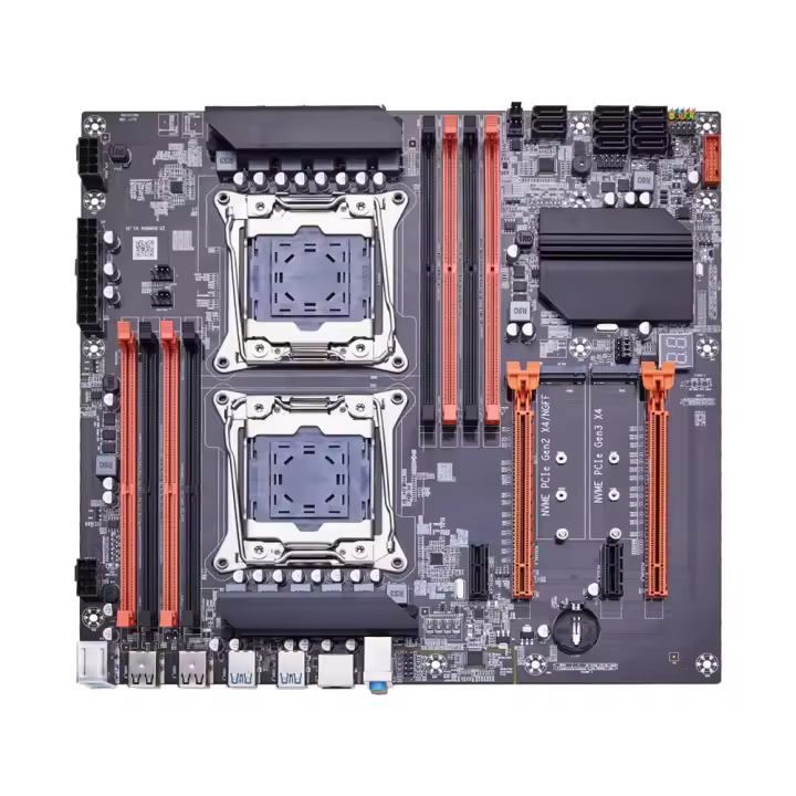 Placa Base Gaming SOYO X99 Dual CPU DDR4 M.2 NVME USB3.0 E-ATX LGA2011-3 Compatible Con Xeon E5 2680 V4 Para Servidor Y Computadora - 1