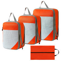 Set De 4 Bolsas De Viaje Portátiles Empaque Comprimido Impermeables De Nylon Para Ropa Y Zapatos Caja De Empaque De Viaje - details 0