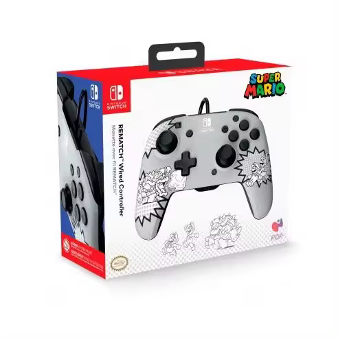 Rematch Wired Controller Comic Strip Licenciado Mando Único - 1