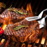 Pinzas de cocina de Maple inoxidable, Pinza de Pala de doble cara para frer Pescado, forceps multimtifción para filetes, - details 4