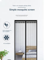 Cortina Magnética Para Puerta 100x210CM Repelente De Mosquitos Y Bugios Cierre Automático Telas Antipolvo Para Ventanas Y Puertas - details 0