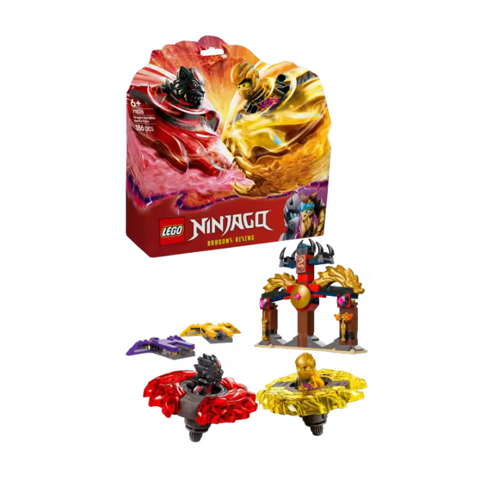 LEGO NINJAGO 71826 Pack de Combate: Spinjitzu del Dragón Contiene 186 piezas - Edad recomendada a partir de 6+ años 25L71826 - 1