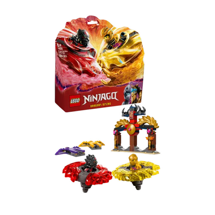 LEGO NINJAGO 71826 Pack de Combate: Spinjitzu del Dragón Contiene 186 piezas - Edad recomendada a partir de 6+ años 25L71826 - 1