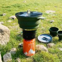 Cacerola De Silicona Plegable 2.5L Para Camping Tetera Portátil Para Café Y Té Pot Para Hervir Agua Mini Para Picnic Al Aire Libre - details 7
