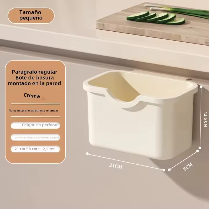 Bandeja De Papel Plástico Para Cocina Y Baño Con Almacenamiento En Montaje En pared Flip-Top Capa Superior Simple - 1