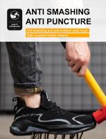 Botas De Seguridad Para Hombre Con Punta De Acero Indestructibles Zapatillas De Trabajo Zapatos De Fabricante Sin Capa Antirrápidos Y Resistente Al Agua - details 8