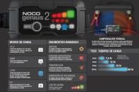 NOCO GENIUS2: Cargador de Batería 2A, 6V y 12V, Mantenedor y Desulfatador para Baterías de Plomo-Ácido y Litio de Coche y Moto - details 2