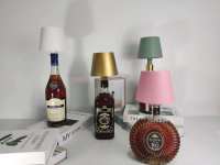 Lámpara De Mesa Inalámbrica En Botella Con Control Táctil De 3 Colores Y Ajuste De Brillo Continuo Lámpara Nocturna Para Decoración De Botella De Vino Barra Luz De Escritorio - details 8