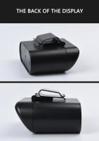 Caja De Basura Para Coche Negro ABS Tipo De Comprimido Cuadrado Almacenamiento De Basura Para Vehículo Accesorios Interiores De Auto Soporte De Limpieza Y Organización - details 7