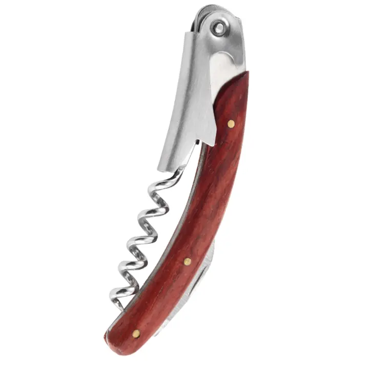 Abreviñador Leeseph Con Mango Cómodo Ideal Para Sommeliers Bartenders Y Waiters Corte De Sellador Y Abrevidrio En Acero Inoxidable - 1