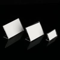 Portadores De Etiquetas De Precios Claros 10pcs Soporte De Tarjeta De Plástico Mini Estante De Etiquetas De Acero Para Exhibición De Joyas - details 5