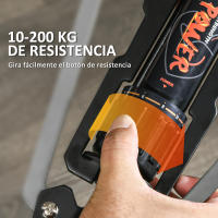 SPORTNOW Extensor de Pecho Músculo Extensor Ajustable Ejercitador Tensores Musculación con Resistencia Ajustable 10-200 kg para Entrenamiento en Casa Oficina Viaje Negro - details 3