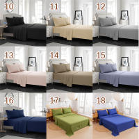 Juego De Cama Sólido Suave Y Acariciado Con Sábana Colchón Fundas Para Cama Twin Full Queen CA King 3/4 Piezas 100% Poliéster Fibra Técnica Básica Tejido De Brillo - details 22