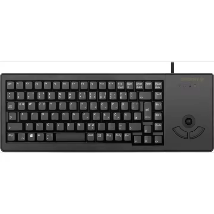 Cherry teclado cable slim xs-trackb Negro - 1