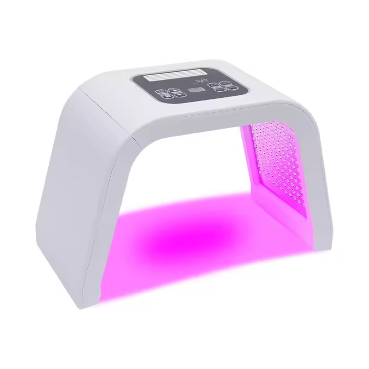 Máquina de luz LED para el cuidado facial, terapia de luz con máscara facial de 7 colores y protector ocular, equipo de belleza para el cuidado facial en casa y spa. - 1