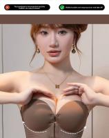 Bralette Invisibles Para Mujer Sin Tirantes Antideslizantes Y Anti Caída Pequeño Pecho Rejilla Invisible Con Almohadilla De Pecho Para Prevenir Exposición - details 7