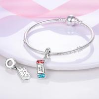 Encanto De Colgante De Árbol De Familia Platinado En Plata Para Pulsera De Bangle Y Collar DIY Regalo Con Doble Vuelo Aéreo - details 127