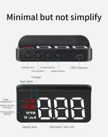 M3 HUD Obd2 Pantalla De Visualización Para Coche Proyección En Parabrisas Con Gran Fuente Adecuado Para Todas Las Autos E-OBD Y GPS - details 16