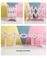 Estante De Libros Telescópico Y Duradero Para Estudiantes Y Oficina Organizador De Escritorio Multicolor Metal - details 5