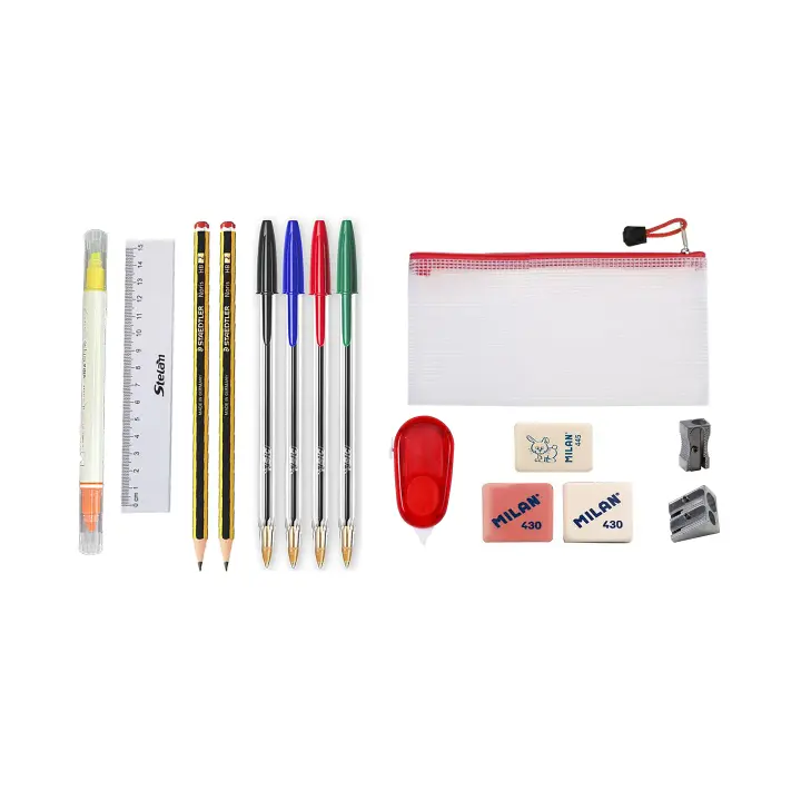 E-LONG Material Escolar Primaria Secundaria, Vuelta al Cole, Pack Material Escolar, Set Escolar Ahorro. - 1