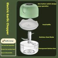 Picadora de alimentos eléctrica recargable, picadora de verduras portátil, 1 unidad - details 1