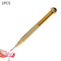 1pc Herramienta De Arte De Uñas Profesional Acero Inoxidable Dorado Con Agujero Para Crear Puntos En Metal Y Hacer Piercings - details 6