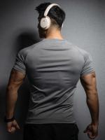 Camiseta De Deporte Para Hombre 2024 Camiseta De Entrenamiento Elasticidad Secado Rápido Manga Corta Para Running Y Gimnasio Estilo Casual - details 10
