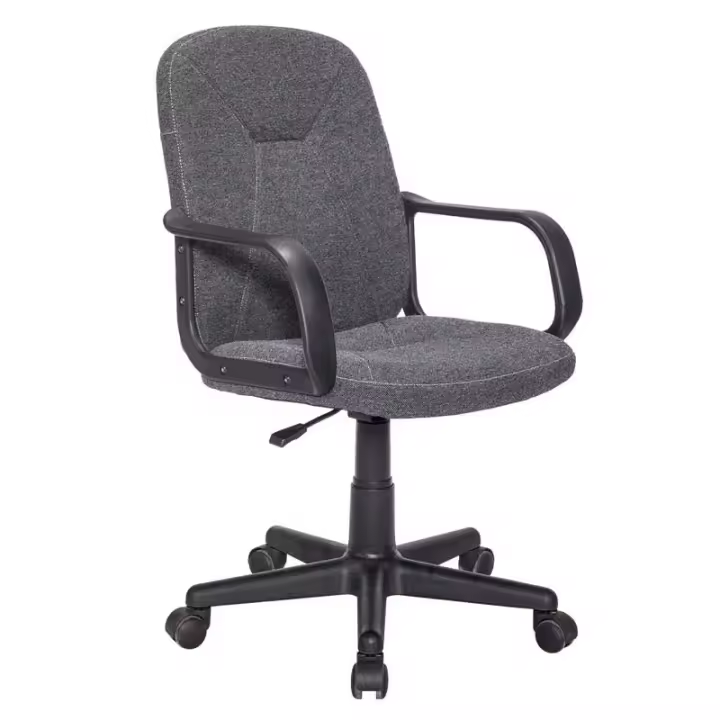 Miroytengo Silla de Oficina Giratoria y Elevable Con ruedas Color Gris - 1