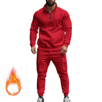 Conjunto Deportivo Casual Para Hombres Verano Otoño Invierno Con Cierre De Cremallera Y Veludo Tejido De Poliéster Talla S a XXXL - details 66