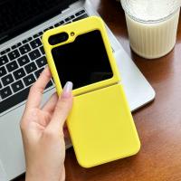 Funda De Silicona Líquida Fluorescente Para Samsung Z Flip 6 Y 5 Cubierta De Bumper Mate Antigolpes Para Galaxy ZFlip6 - details 5