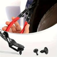 Kit De Reparación Para Automóvil Herramienta De Retiro De Clavija Y Pry Para Panel De Puerta Asiento Volante Plástico Y Tapicería - details 1