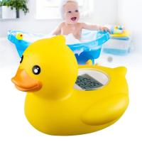 Termómetro De Agua Para Ducha Con Sensor LED Y Alarma Antisalida Indicador De Calor Colorido Termómetro De Baño Resistente Al Agua En Forma De Pato Cartoon - details 0