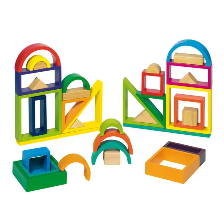 Juego de construcción arco iris - 1