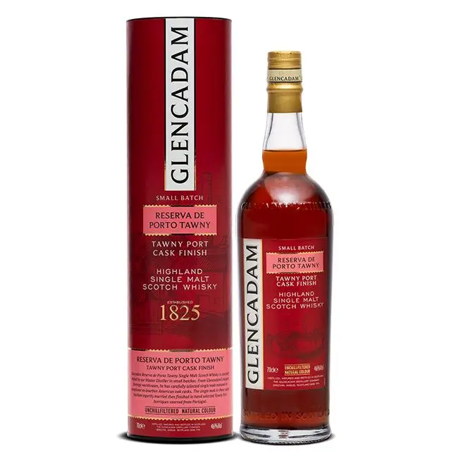 GLENCADAM SINGLE MALT WHISKY "RESERVA PORTO TAWNY" 70CL 46% - 1