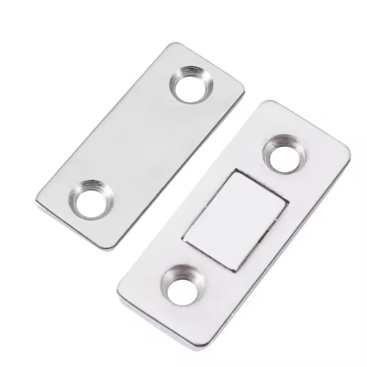 Cerradura De Puerta Invisible Ultrafina Y Microtoque Para Armario Con Deslizamiento Magnético Sin Espacio Necesario - 1