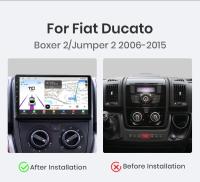 Junsun Android 13 Radio para Fiat Ducato Peugeot Boxer 2 Citroen Jumper 2 2006 2007 2008 2009 2010 2011 2012 2013 2014 2015 de Coche con Chip Qualcomm de 8 Núcle de Coche con Chip Qualcomm de 8 Núcleos CarPlay Inalámbrico Autorradio Estéreo Pantalla HD Mu - details 2