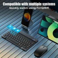 Teclado Inalámbrico Bluetooth Mini 78 Teclas Para Juego Compatible Con Android iOS Windows PC iPad Samsung Redmi Tableta Roja MI - details 6