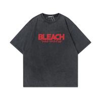 Camiseta Anime Para Hombres Y Mujeres Bleach Zaraki Kenpachi Impresión Ácido Algodón Estilo Punk Harajuku Camisetas De Verano - details 5