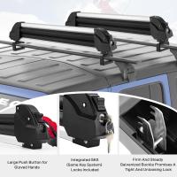 Portaesquís y Snowboard para coche. Color Gris. Portaesquís universal para 6 pares de Esquís o 4 tablas de Snowboard. Resistente a -60 grados. Instalación fácil y rápida en 15 minutos. Material de Aluminio. Portasnowboard. Distribuido por DistriLocu - details 4