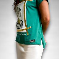 Camiseta Señora Anabel Lee - "Llámame Señora" con Maxi Print Foil Dorado - details 6