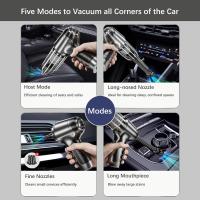 Potente aspiradora de mano inalámbrica para coche, soplador de polvo para computadora, mini aspiradora inalámbrica portátil - details 3