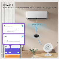Sensor De Temperatura Y Humedad Inteligente AVATTO Tuya ZigBee Pantalla E-ink Batería De Bajo Consumo Compatible Con Alexa Google Home - details 10